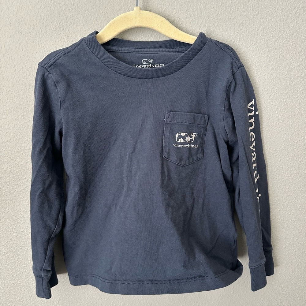 Vineyard Vines Kids Blue 3T Long Sleeve Shirt